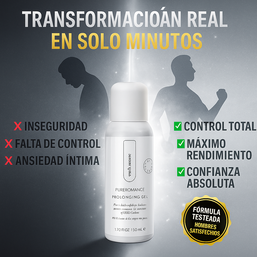 ⚡️OFERTA ESPECIAL 2X1: Pure Romance™️ – Retardante Premium para Control Total