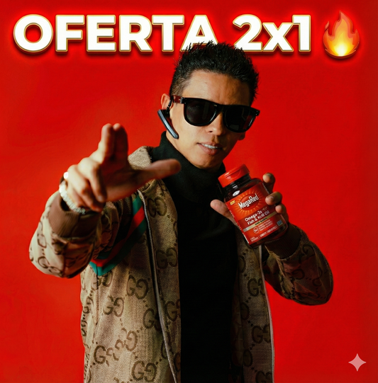 OFERTA 2X1⚡️ MEGARED™️ – Omega 3 Ultra Puro para Rendimiento Masculino