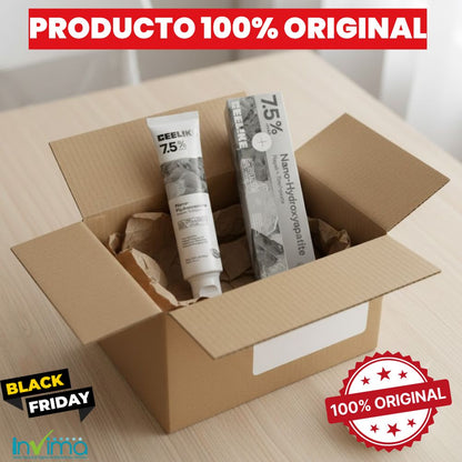 Ceelike™️ – Pasta Dental de Hidroxiapatita que Repara el Esmalte, Blanquea y Elimina la Sensibilidad al Instante 🦷