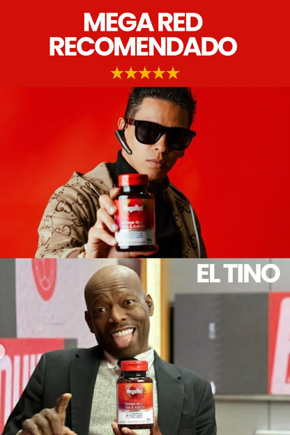 OFERTA 2X1⚡️ MEGARED™️ – Omega 3 Ultra Puro para Rendimiento Masculino